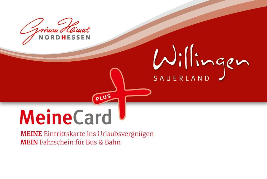 Appartementhaus kleines Glück &MeineCardPLUS Willingen  Exterior foto